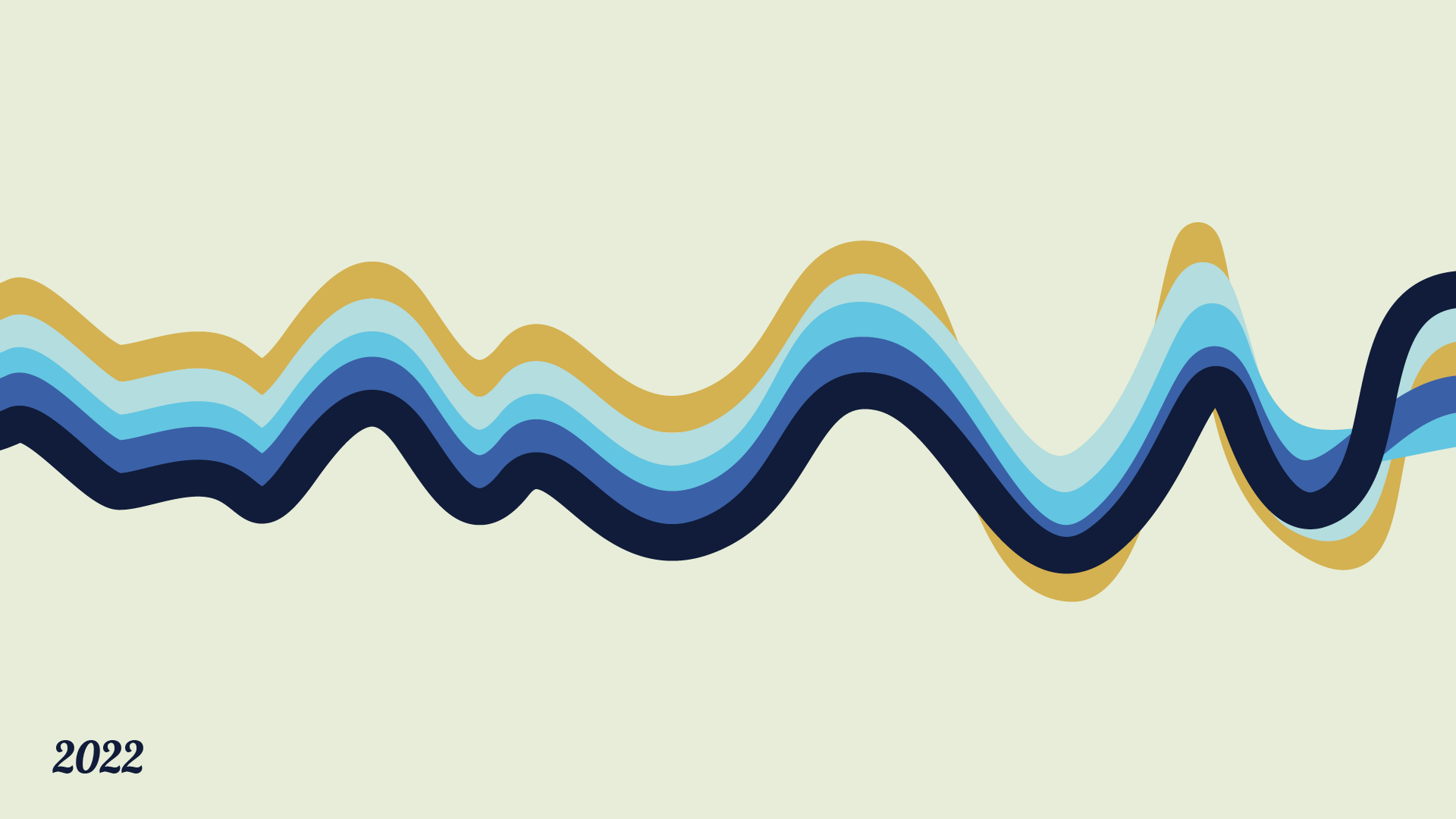 graphic of colorful waves made in Adobe illustrator